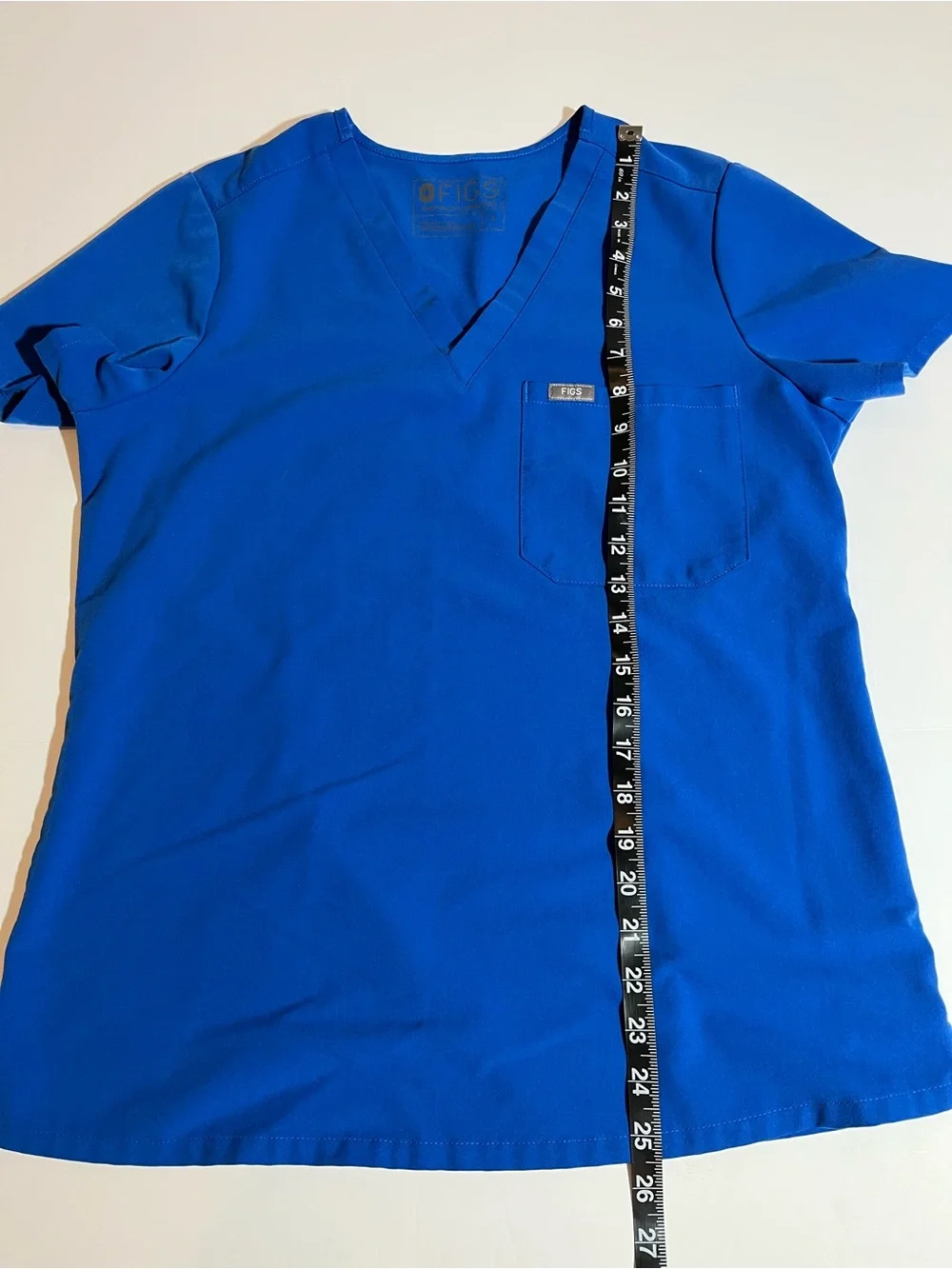 FIGS Catarina Technical Collection Scrub Top V Neck Blue Size S FW1000 - Picture 8 of 8